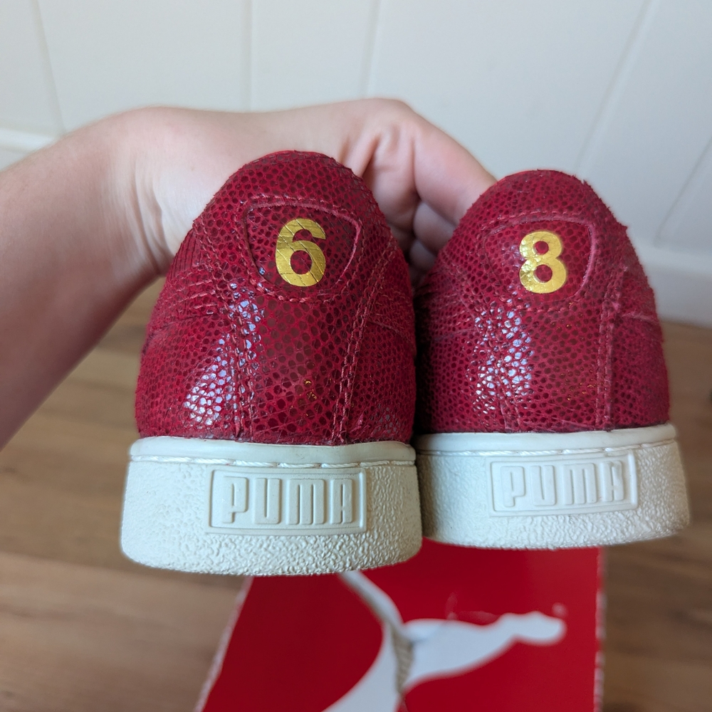 Puma Red Athletic Shoes - Picture 7 of 9